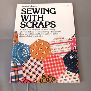 Vintage 1976 Reader's Digest Sewing With Scraps Booklet - 70s DIY Craft Projects
